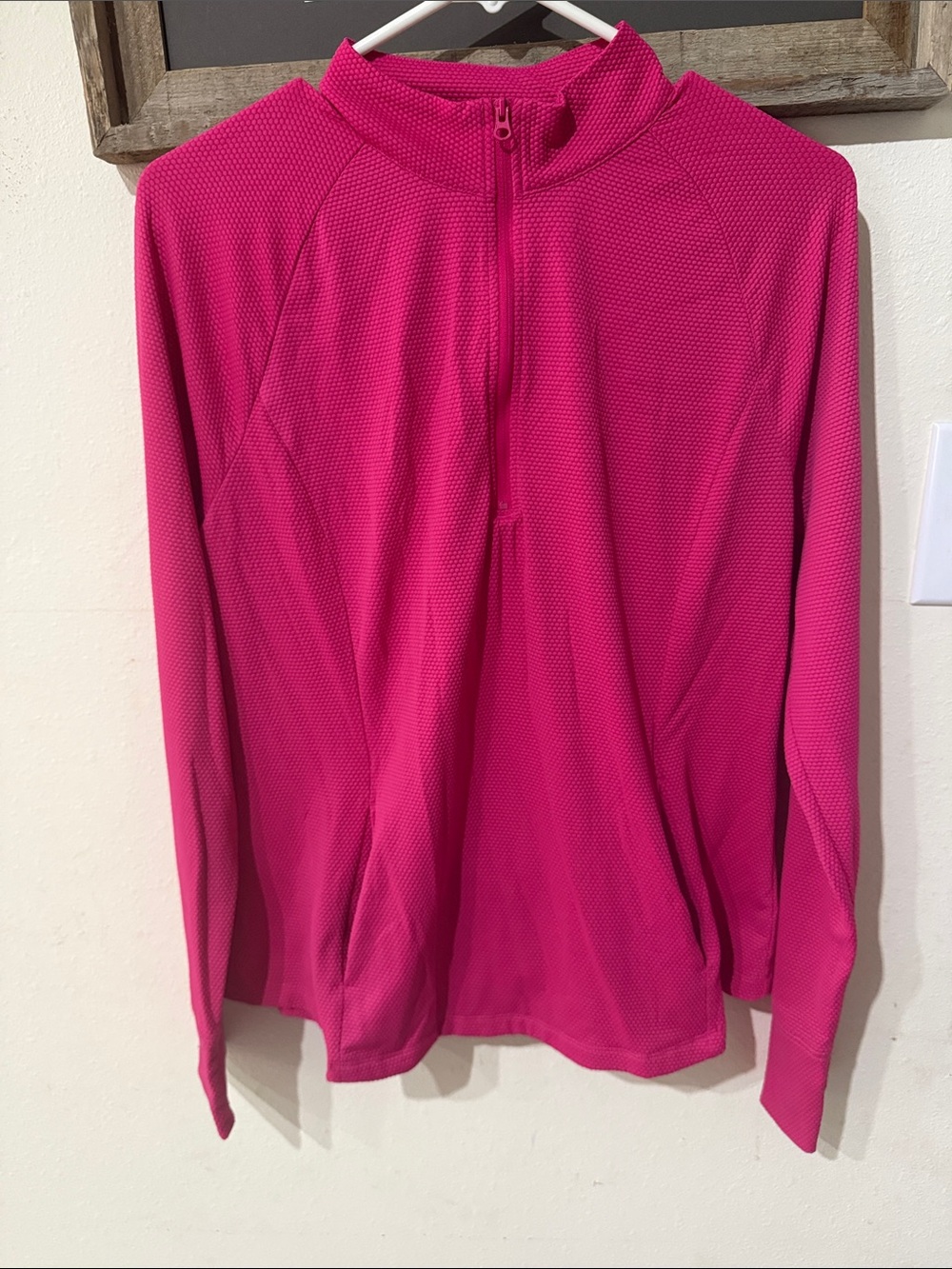 Tommy Bahama Golf and Tennis Collection Fuchsia Half-Zip Pullover